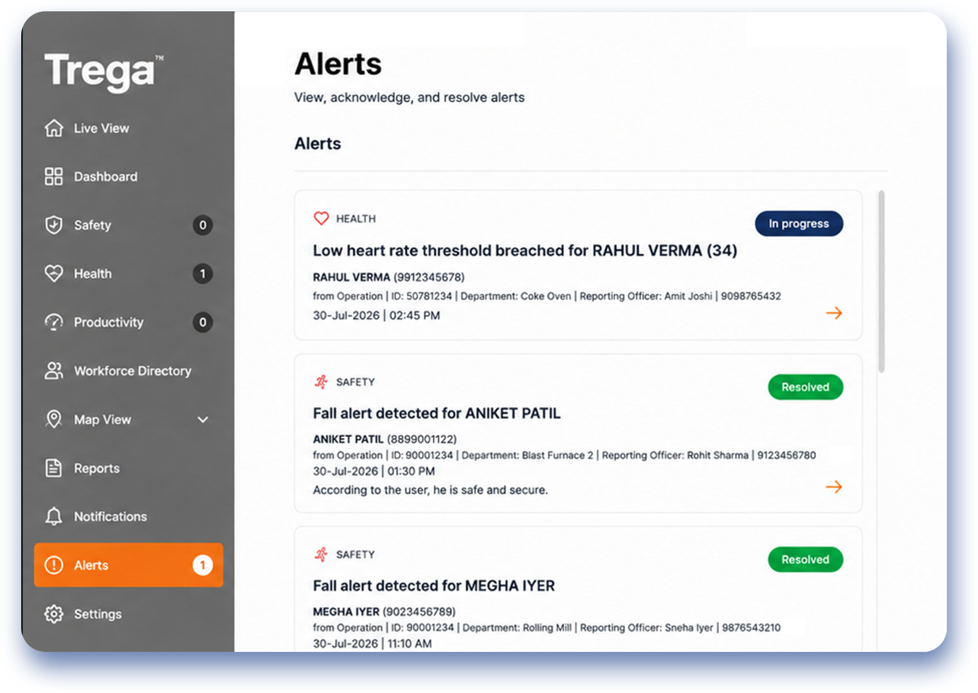 Follow Alerts to Resolution